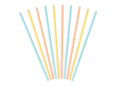 Paper straws Summer time, 19.5cm (1 pkt / 10 pc.)