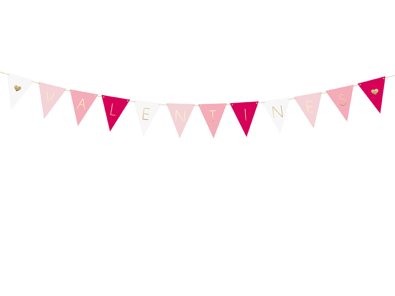 Flaggbanner – Alla hjärtans dag – mix – 2.1 m