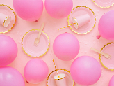 Ballons Eco 26 cm rose pastel (1 pqt. / 100 pc.)
