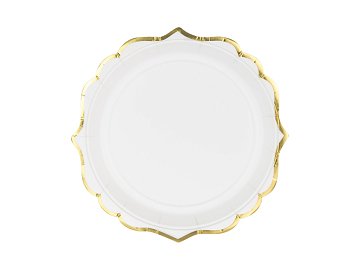 Plates, white, 18.5 cm (1 pkt / 6 pc.)