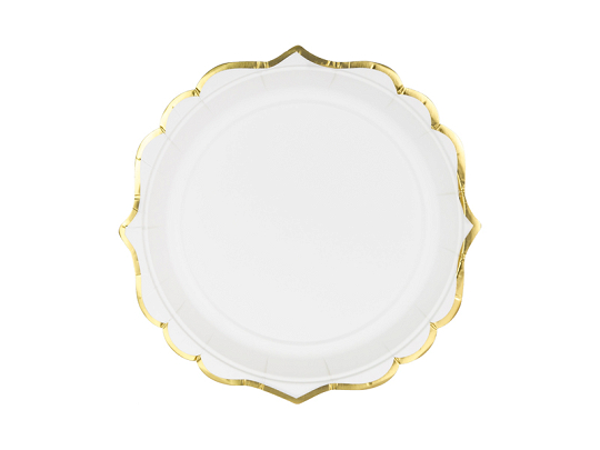Plates, white, 18.5 cm (1 pkt / 6 pc.)