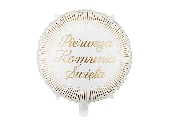 Foil balloon tablet ''Pierwsza komunia święta'', 35x35 cm, mix