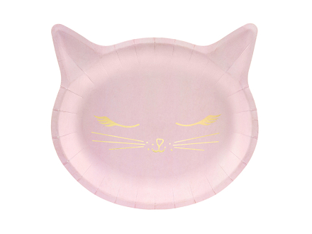 Plates Cat,  22x20cm (1 pkt / 6 pc.)