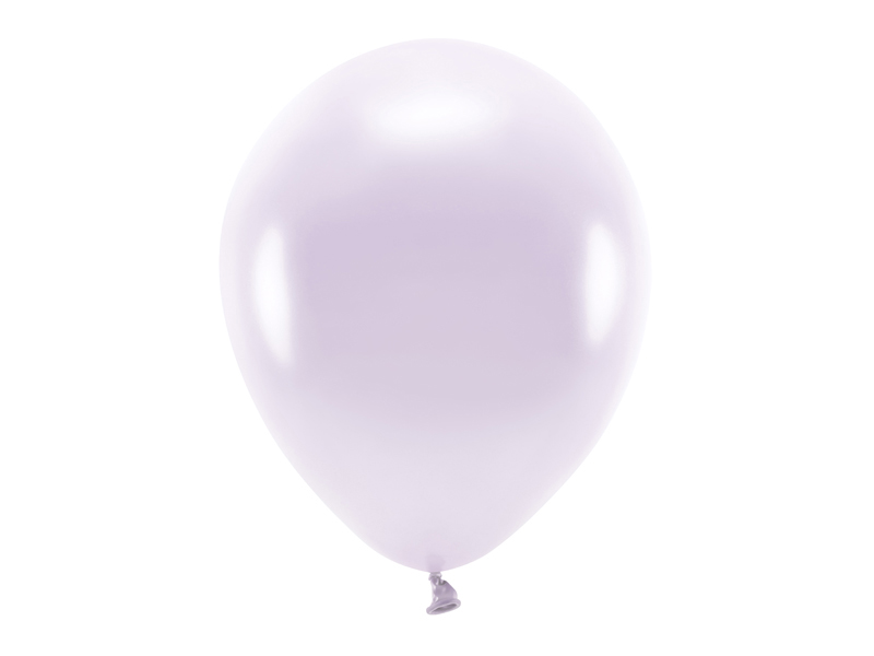 Latexballong ECO – metallisk – lila – 30 cm – 10-pack