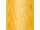 Tiul gładki, sztywny, żółty, 0,3 x 50m (1 szt. / 50 mb.)