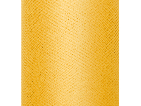 Tiul gładki, sztywny, żółty, 0,3 x 50m (1 szt. / 50 mb.)