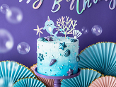 Bannière ''Happy Birthday'', iridescente, 16,5x62cm