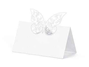 Place Cards Butterfly, 9 x 7.3cm (1 pkt / 10 pc.)