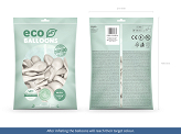 Balony Eco 30cm metalizowane, perłowy (1 op. / 100 szt.)