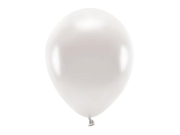 Balony Eco 30cm metalizowane, perłowy (1 op. / 100 szt.)