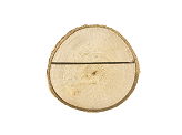 Tischkartenhalter aus Holz, Durchmesser 3-4cm (1 VPE / 10 Stk.)