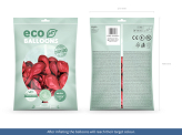 Eco Balloons 30cm metallic, light red (1 pkt / 100 pc.)