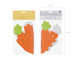 Boxes Carrots, mix, 7.5x26.5x7.5cm (1 pkt / 6 pc.)