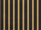 Napkins Stripes, 33x33cm, gold (1 pkt / 20 pc.)