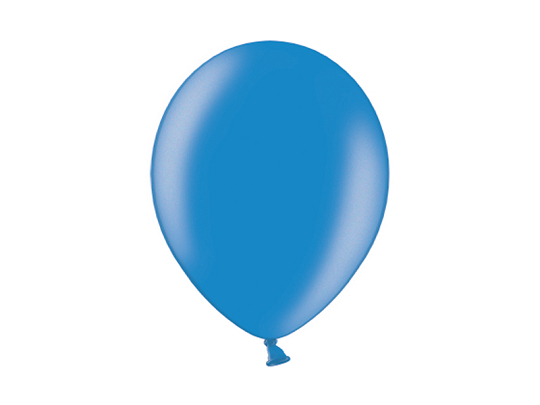 Balony 27cm, Metallic Blue (1 op. / 100 szt.)