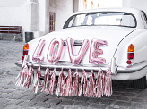 Car decoration kit - Love, rose gold