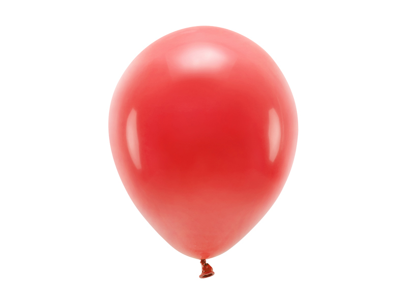 Latexballong ECO – pastell – röd – 26 cm – 10-pack