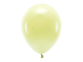 Balony Eco 30cm pastelowe, jasny żółty (1 op. / 10 szt.)