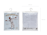 Astronaut costume, white, size 116-128 cm