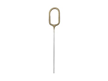 Sparkler Number 0, gold, 15 cm