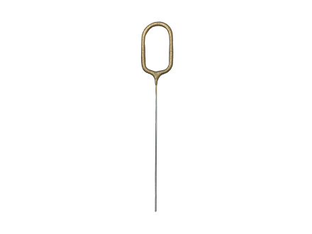Zimne ognie Cyfra 0, złoty, 15cm