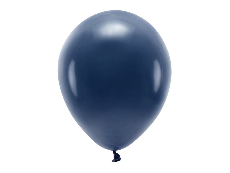 Latexballong ECO – pastell – mörk marinblå – 30 cm – 10-pack