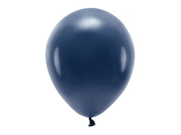 Balony Eco 30 cm pastelowe, ciemny granat (1 op. / 100 szt.)