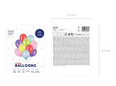 Ballons Strong 30cm, Metallic Mix (1 VPE / 10 Stk.)