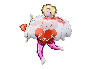 Foil balloon Cupid, 82x99 cm, mix