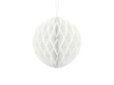 Honeycomb Ball, white, 20cm