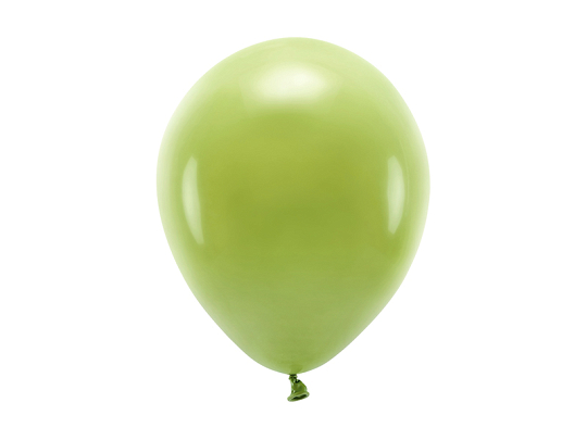 Eco Balloons 26 cm pastel, olive green (1 pkt / 100 pc.)