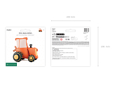 Standing foil balloon Tractor, 72x63.5 cm, mix