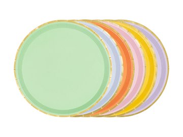 Assiettes, Mix, 21 cm (1 pqt. / 6 pc.)