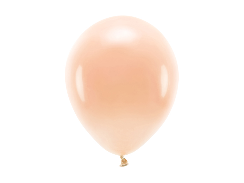 Latexballong ECO – pastell – persika – 26 cm – 10-pack