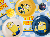 Paper plates Minions, 18 cm, mix (1 pkt / 6 pc.)