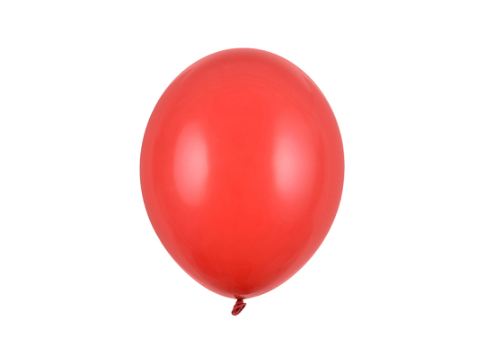 Ballons 27cm, Rouge coquelicot pastel (1 pqt. / 10 pc.)