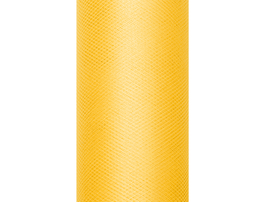 Tulle uni, jaune, 0.15 x 9m (1 pc. / 9 m.l.)