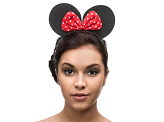 Headband Mouse, black and red