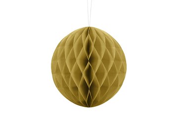 Honeycomb Ball, gold, 20cm