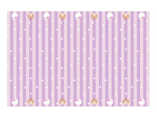 Obrus papierowy Koci Domek Gabi, mix, 180 x 120 cm