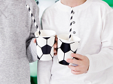Paper cups Football, mix, 260 ml (1 pkt / 6 pc.)