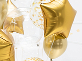 Ballon gepunktete Kugel, 40cm, gold