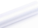 Organza Gładka, biały, 0,16 x 9m (1 szt. / 9 mb.)