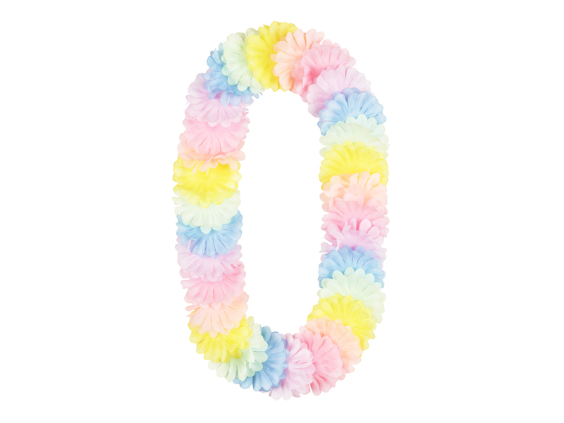 Hawaiihalsband – pastell – 1.2 m