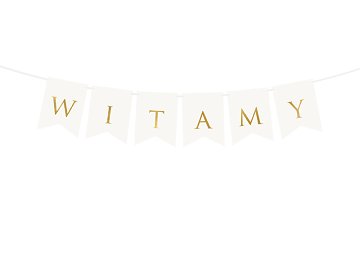 Banner Witamy, weiß, 15 x 80 cm
