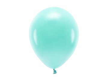 Ballons Eco 26 cm pastel, menthe foncé (1 pqt. / 10 pc.)