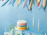 Modeling pastel balloons 130cm with pump, mix (1 pkt / 30 pc.)