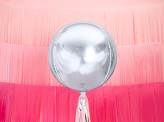 Folienballon Kugel, 40cm, silber
