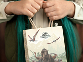 Paper gift bags Jurassic World, 12x15.5x6 cm, mix (1 pkt / 6 pc.)