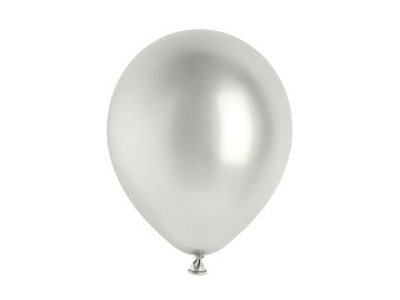 Balony Glossy 30cm, srebrny (1 op. / 10 szt.)